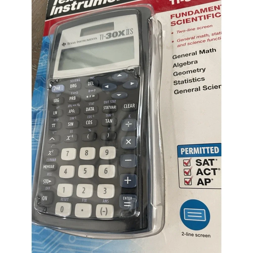 Texas Instruments TI-30X IIS Fundamental Scientific Calculator Factory Sealed